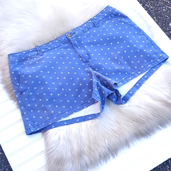 AnA Mid Rise Twill Shorts-# 1628+ - Picture 1 of 12